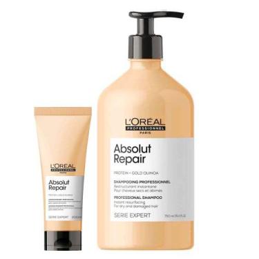 Imagem de L'Oréal Professionnel Absolut Repair Kit Shampoo + Condicionador, Kit