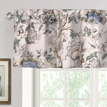 Imagem de Cortina Valance H.VERSAILTEX Blackout 52x46cm Floral Sage/Brown