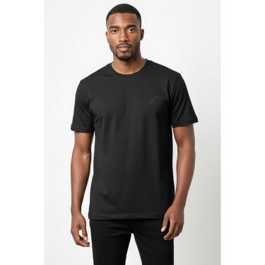 Imagem de Camiseta lisa masculina reta manga curta com elastano 59016-Masculino