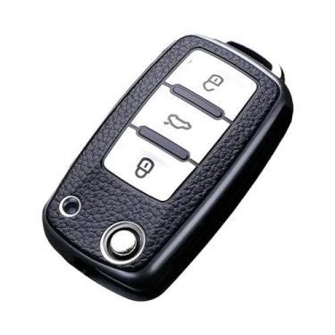 Imagem de Capa De Chave De Carro TPU Para VW Volkswagen Para Polo Tiguan Passat 
