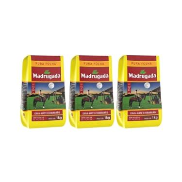 Imagem de Erva Mate Madrugada Pura Folha Kit 3Kg