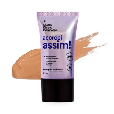 Imagem de Base Líquida Acordei Assim Cor 03F 30ml - Quem Disse, Berenice