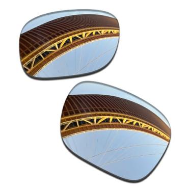 Imagem de LenzProse Lentes de reposição polarizadas de 1,5 mm para óculos de sol Oakley Holbrook XS OJ9007 53 mm, antiarranhões | Ajuste perfeito
