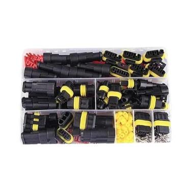 Imagem de Kit De Terminais De Conector Elétrico Automotivo À Prova d'Água Para L