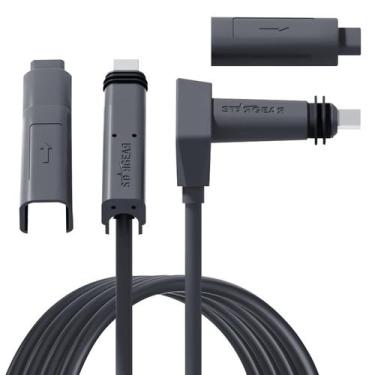 Imagem de Cabo STARGEAR para substituição do Starlink Gen 2 5m cinza