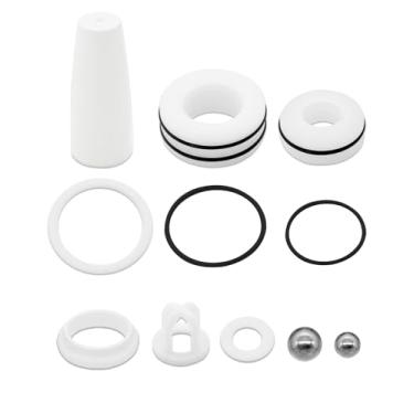 Imagem de Kit de reparo de vedação de válvula de entrada compatível com pulverizador de tinta Airless Titan 440ix, 640ix, 660ix, substitui 704586,704-586,20-2727