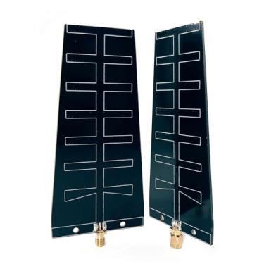 Imagem de Mini antena Yagi direcional WiFi de alto ganho 12dBi 2,4 GHz adequada para drones adaptadores sem fio USB, roteadores SMA e câmeras para recepção ou transmissão de sinal de longo alcance (SMA macho)