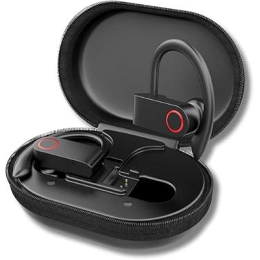 Imagem de Fone de Ouvido Sem Fio Esportivo de Gancho Fone BLuetooth 5.4 TWS Cancelamento de Ruído Com Microfone e Premium