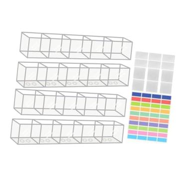 Imagem de SiaBiced Suporte de canudo para porta de armário, organizador de acrílico, suporte multifuncional para canudo para colheres, para sala de jantar, loja, bar