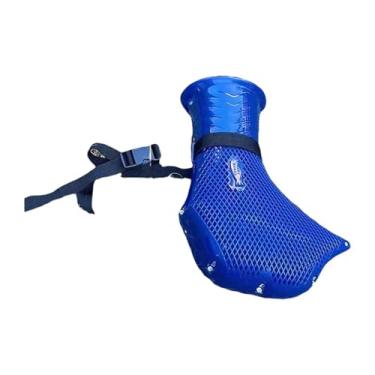 Imagem de RNXRZANK Cesta Ing Acessórios Armazenamento de Viagem Multiuso Ing Suporte para Isca para Segurar Foices Enguia Peixinho, Azul