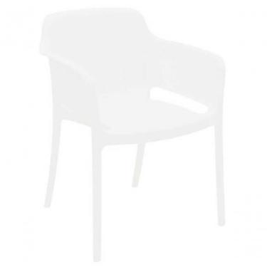 Imagem de Cadeira Tramontina Gabriela Em Fibra De Vidro Branco