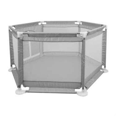 Imagem de Cercadinho de Bebê Dobrável, Estrutura de Metal, Compacto