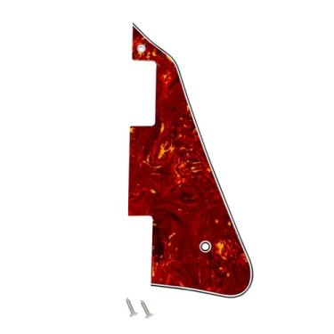 Imagem de Banworks 4 Ply Les Paul Pickguard LP Pickguard placa de arranhão 2 furos para guitarra elétrica EUA Gibson Les Paul LP JT/HB-05 marrom carapaça de tartaruga