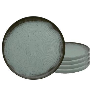 Imagem de Jogo De Pratos Sobremesa 4Pcs Cerâmica 20Cm Pacifico Oxford