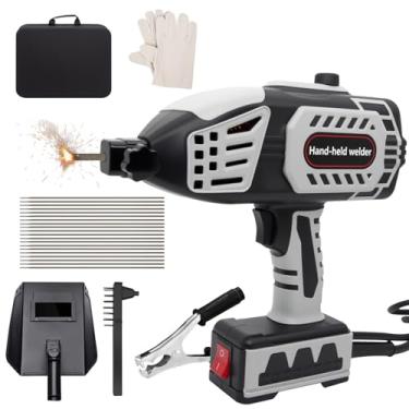 Imagem de Máquina de solda portátil, máquina de solda portátil 20A-120A 110V com inversor IGBT 5 ajuste de corrente variável, pistola de solda ARC portátil, serve para hastes de solda de 1/40.6 cm - 1/20.3 cm