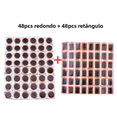 Imagem de Kit De Reparo Rápido Para Câmara De Ar De Bicicleta Com 48/96 Peças, S