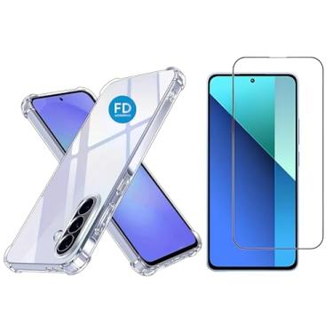 Imagem de Kit Capinha Capa para Samsung Galaxy A36 Anti-Impacto Premium Transparente + Película de Cerâmica 9D – FD Acessórios.