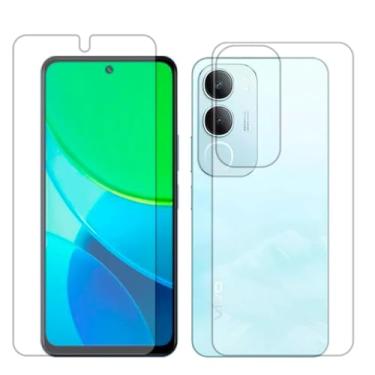 Imagem de Kit Película Hydrogel Frontal + Traseira Compatível com J.ovi Y19S 19S Pro – Proteção Completa Contra Riscos, Toque Sensível e Alta Transparência