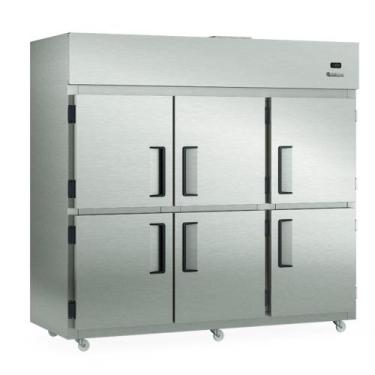 Imagem de Geladeira Comercial Gelopar 6 Portas 2181 Litros Inox 220V GRCR-6P TI