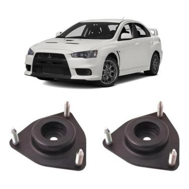 Imagem de Par Coxim Batente Dianteiro Mitsubishi Lancer 2012 2013 2014