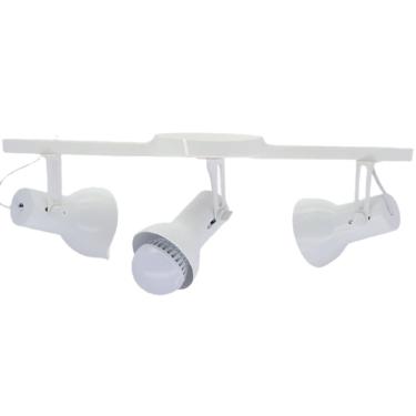 Imagem de Spot Trilho Triplo Branco - 1122-s - Induplas