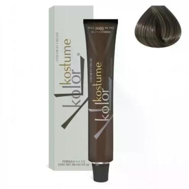 Imagem de Coloração Kostume Kolor 7.1 Loiro Médio Cinza 60Ml - Gllendex