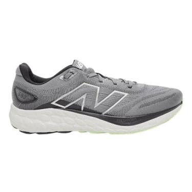 Imagem de Tênis New Balance Fresh Foam 680v8 Masculino-Grafite/Preto, 39