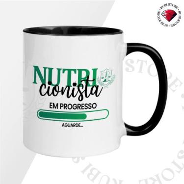 Imagem de Caneca de Cerâmica Mina Profissões Nutricionista - Mina Store, Fundo P