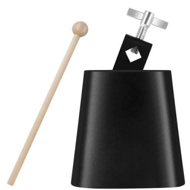 Imagem de Cowbell Eastrock Metal Steel de 4 polegadas com bastão para conjunto d