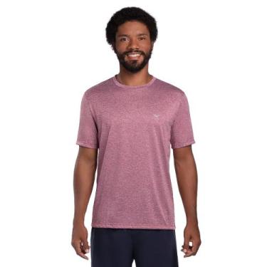 Imagem de Camiseta de Corrida Masculina Mizuno Run Spark 2 Mescla, Vermelho, G