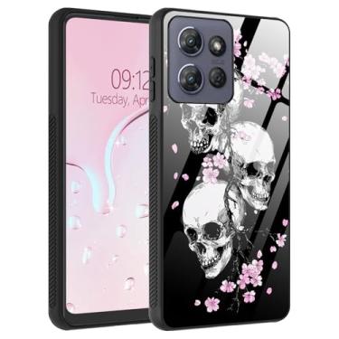 Imagem de SichKards Capa para Motorola Moto G Play 2025/G Power 2025, traseira de vidro líquido, bordas macias de TPU, aderência antiderrapante, proteção contra quedas, ajuste fino, suporta carregamento sem