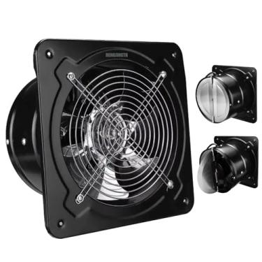 Imagem de HENGJINGTR Exaustor de Parede de 4 Polegadas, 20W 140M³/H com Alto Fluxo de Ar e Baixo Ruído, Ventilador Explosão-Prova para Cozinha, Sótãos, Garagem,110v