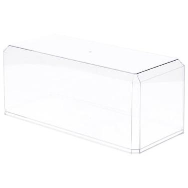 Imagem de Capa de acrílico transparente de plástico Pioneer para carros grandes de escala 1:18, 39,3 cm L x 17,8 cm P x 15,2 cm A, pacote com 2