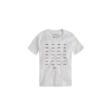 Imagem de Camiseta Mosaico Carros Reserva Mini, Branco, 14
