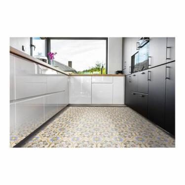 Imagem de Adesivo Para Piso Antiderrapante Lavável Floral Sol - cromo sign, 37 x