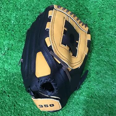 Imagem de Luvas de beisebol de beisebol luva de beisebol macia durável para jovens e adultos de grão de porco (cor: Chocolate, tamanho: 12 on Left Hand)