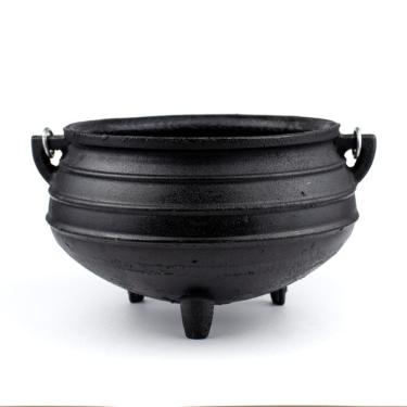 Imagem de Caldeirão Wicca da Bruxa de Ferro Tripé Alça N 6 3,2 Litros
