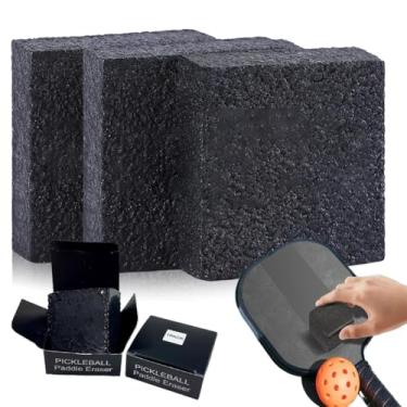 Imagem de spintenis Borracha de remo Pickleball, pacote com 3, borrachas de limpeza de borracha, acessórios rápidos e eficazes para remover resíduos de bola, sujeira e arranhões