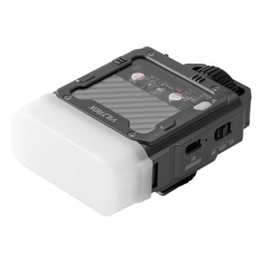 Imagem de VILTROX Flash TTL para Fujifilm, flash de câmera 1800 mAh para Fuji, flash pequeno de 26 W/s 5600 K para câmera, mini flash GN16, tempo de reciclagem de 1s, com softbox (Spark Z3-F, cinza)