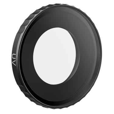 Imagem de Coyktonty Conjunto de filtros à prova d'água de filtro/lente para Insta360 GO Ultra, moldura de liga de alumínio, vidro óptico de alta definição, à prova d'água, resistente a arranhões, resistente a