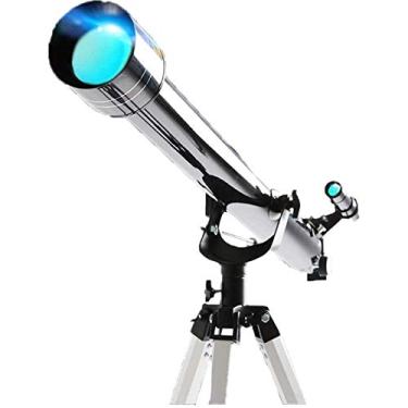Imagem de Telescópio astronômico, comprimento focal de 900 mm, céu terra, duplo propósito, telescópio refratário para iniciantes