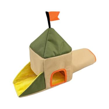 Imagem de ShengQuanHao Túnel para Esconderijo de Hamster, Túnel para Porquinho-da-índia, Brinquedo, Acessório Aconchegante para Animais de Estimação, Habitat, Casa para Hams