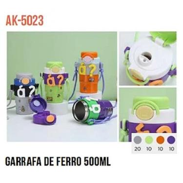 Imagem de Garrafa Térmica de Ferro 500ml AK-5023 - Tomate