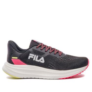 Imagem de Tênis Feminino Fila Fastness Mesh Energized Preto/Rosa, Preto, Rosa, 3