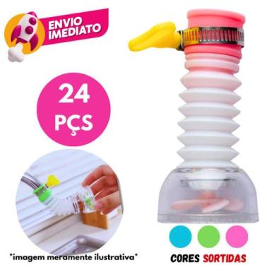 Imagem de Kit Bico Torneira Plástico Arejador Flexível Prolongador Chuveirinho 3