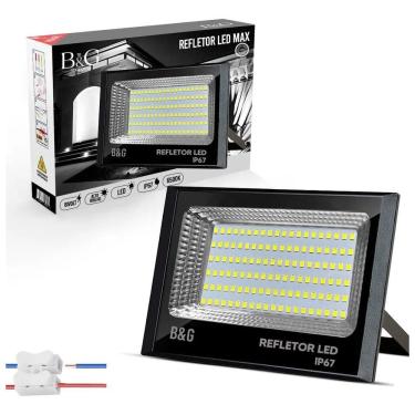 Imagem de Refletor Holofote Led 200W Ip67 Prova Dagua Cor Da Carcaça