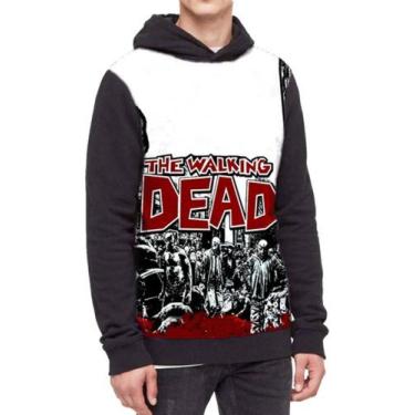 Imagem de Moletom Com Capuz The Walking Dead Ref:514 - smoke, Preto, M