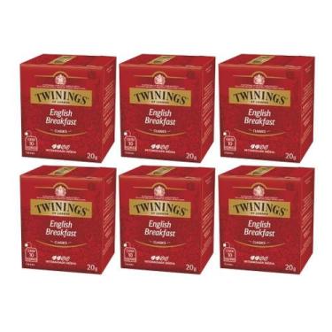 Imagem de 60 Sachês, Chá Twinings, English Breakfast - 11666, English Breakfast