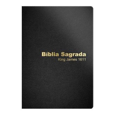 Imagem de Livro - Bíblia King James 1611 Semi Luxo Cálamo e Canela