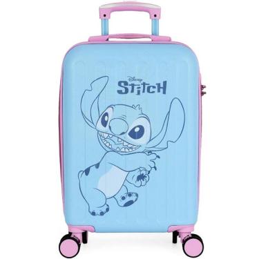 Imagem de Mala de Viagem de Bordo Mochila Rodinha Rigida 360 STITCH Luxcel AZ/RS